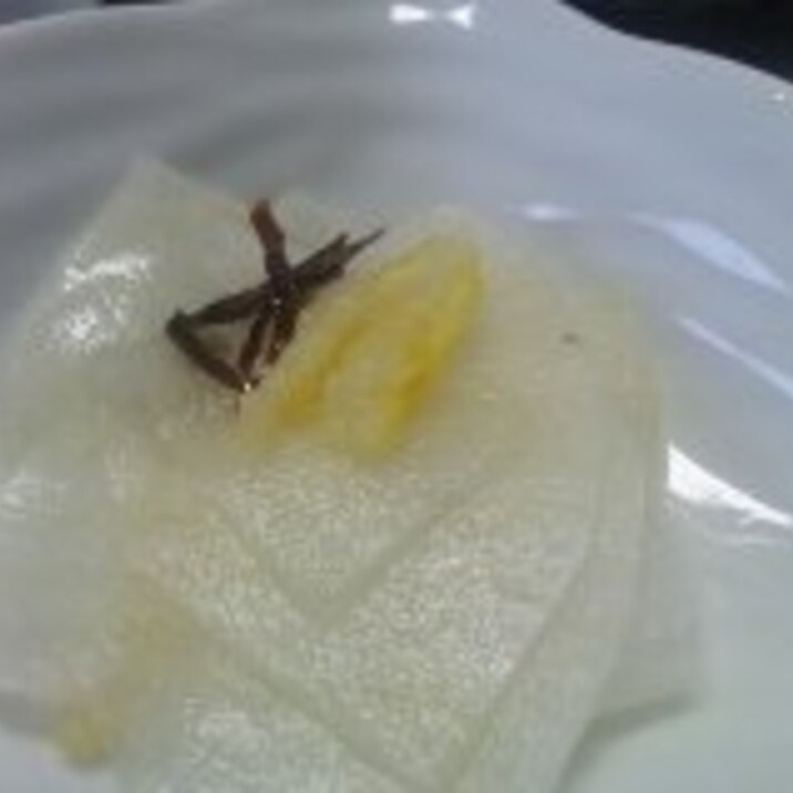 失敗無し超簡単☆塩昆布 de ゆず大根(酢不使用)